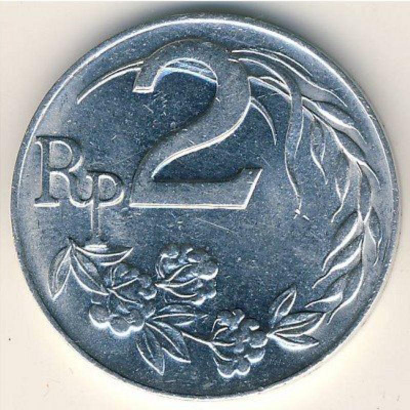 UANG MAHAR NIKAH KOIN 2 RUPIAH TAHUN 1970