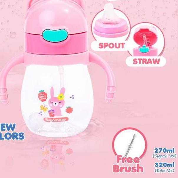 ☪ Sugar Baby Botol Minum Anak TRITAN Kid Bottle , Botol Anak , Botol Minum Karakter/Botol Sugar Baby