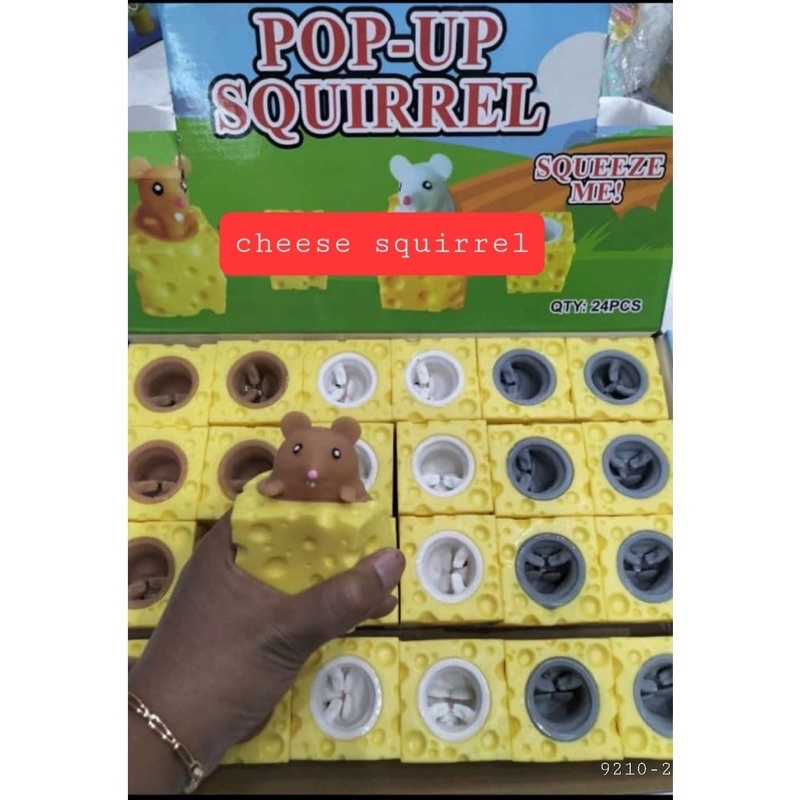 Pop Up Squirrel mainan tupai lucu