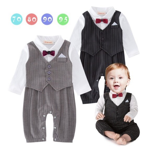 Baju Lebaran anak | jumpsuit boy stripe