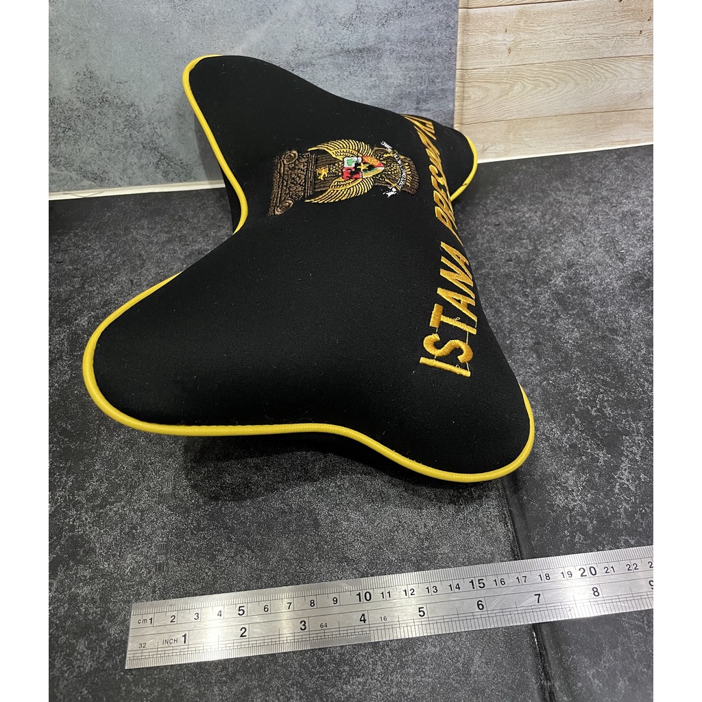 Bantal Mobil Istana Kepresidenan RI Hitam - Bantal Mobil - Bantal Kepala Istana Presiden