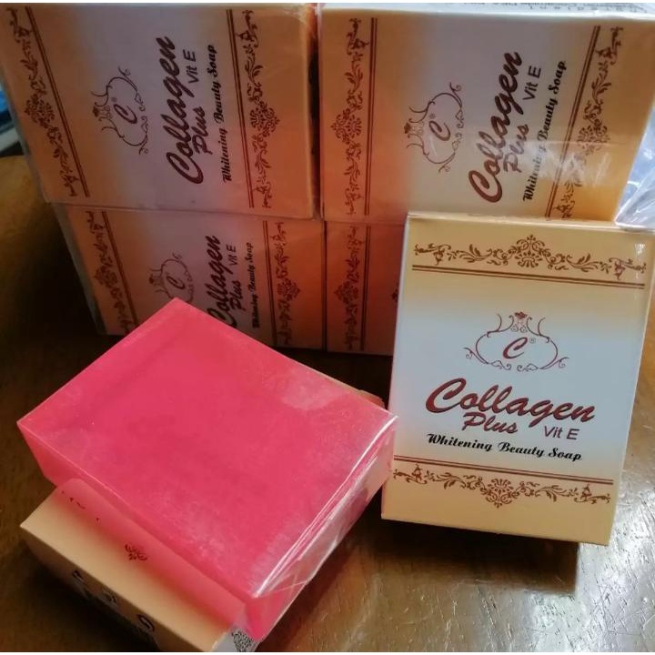 SABUN COLLAGEN ORIGINAL BPOM / Collagen Soap Plus Vit E Whitening Soap 701 / Sabun Wajah Collagen