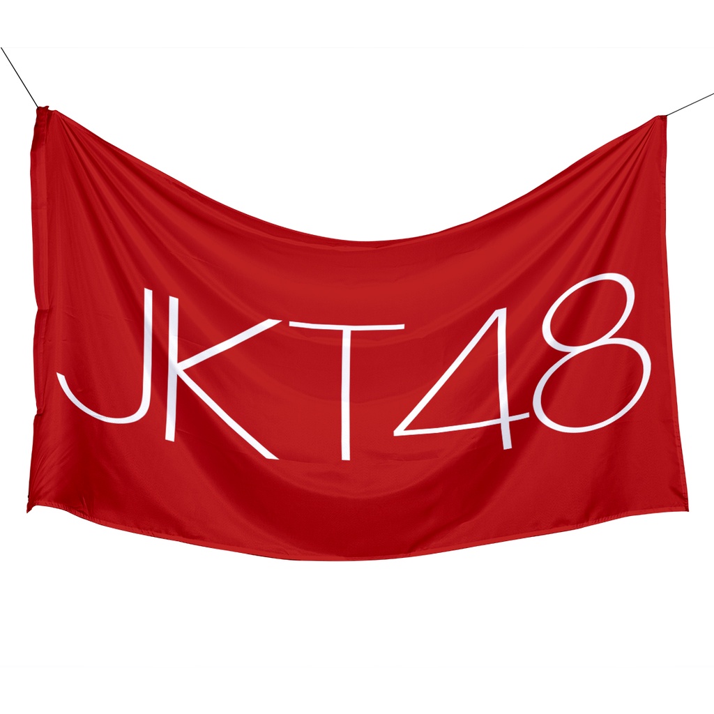 Tapestry Bendera JKT48 Wota Team J K T Reboost Tour Anniversary