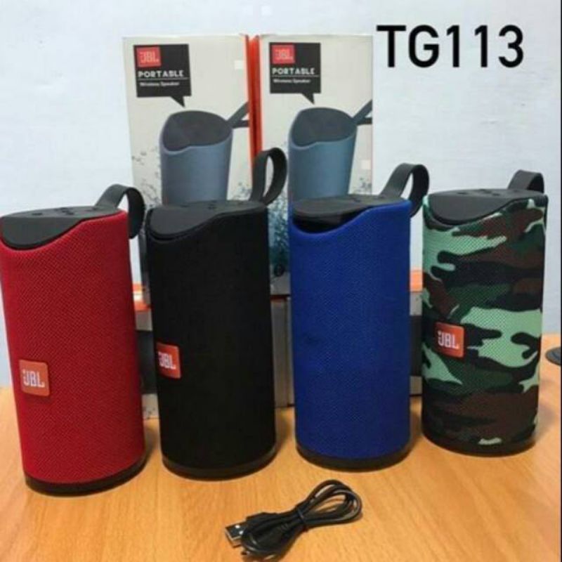 Speaker blutut portable murah speaker tg113 bluetooth bass spiker tabung mini portable usb bass