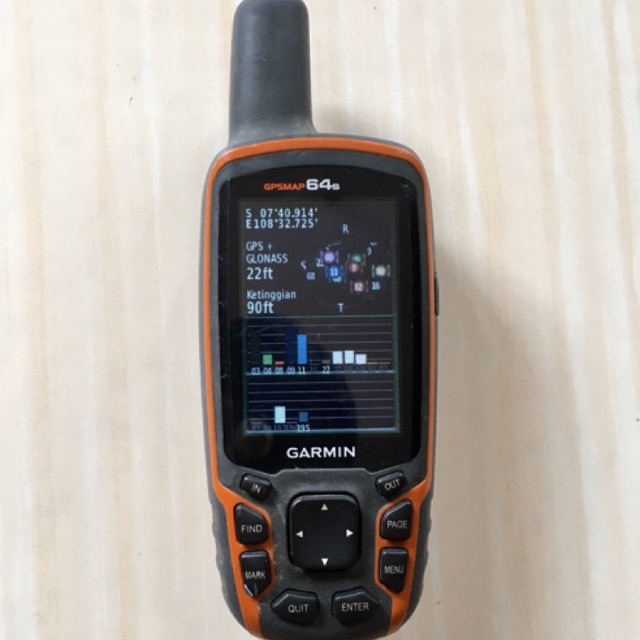 GPS Garmin 64s - Seken Normal - Responsif Akuratu