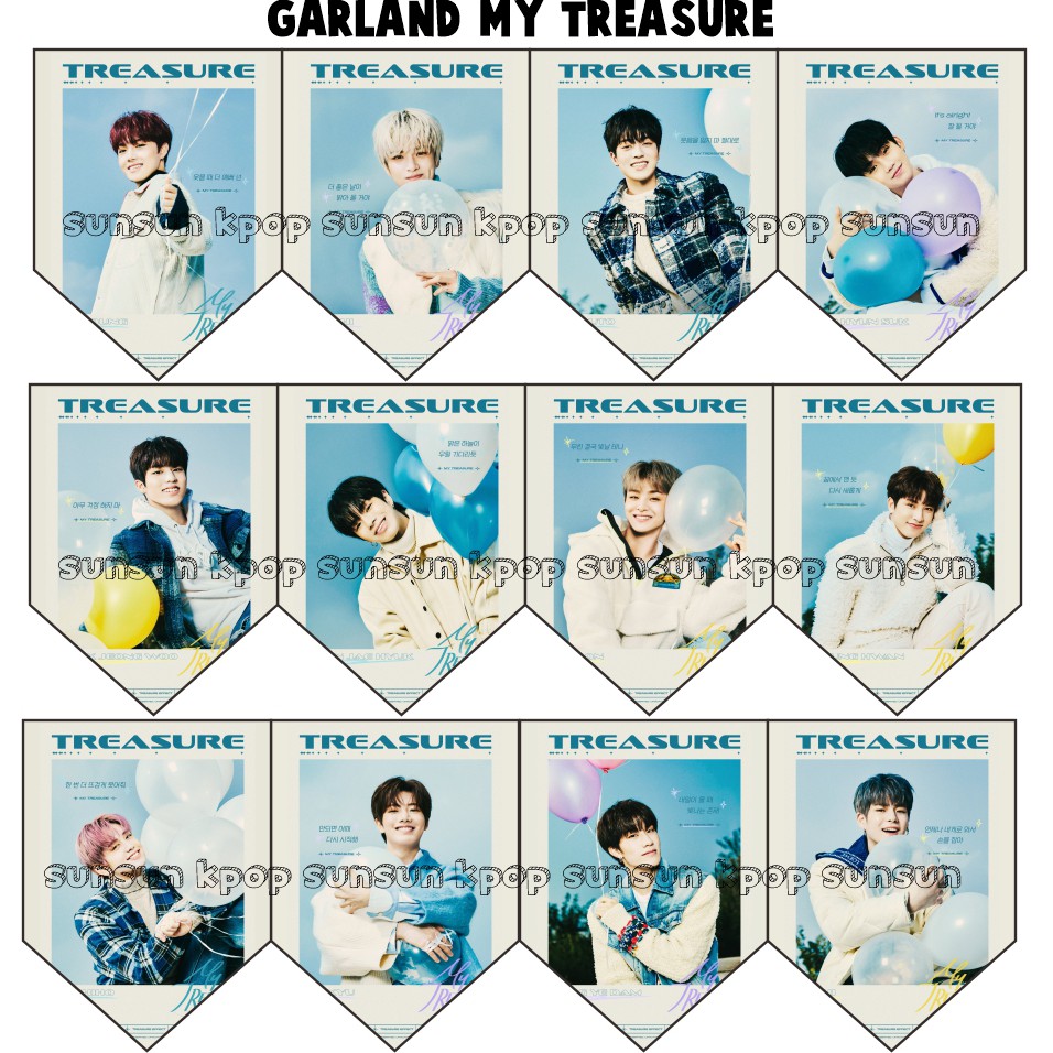 Bendera Gantung Garland My Treasure