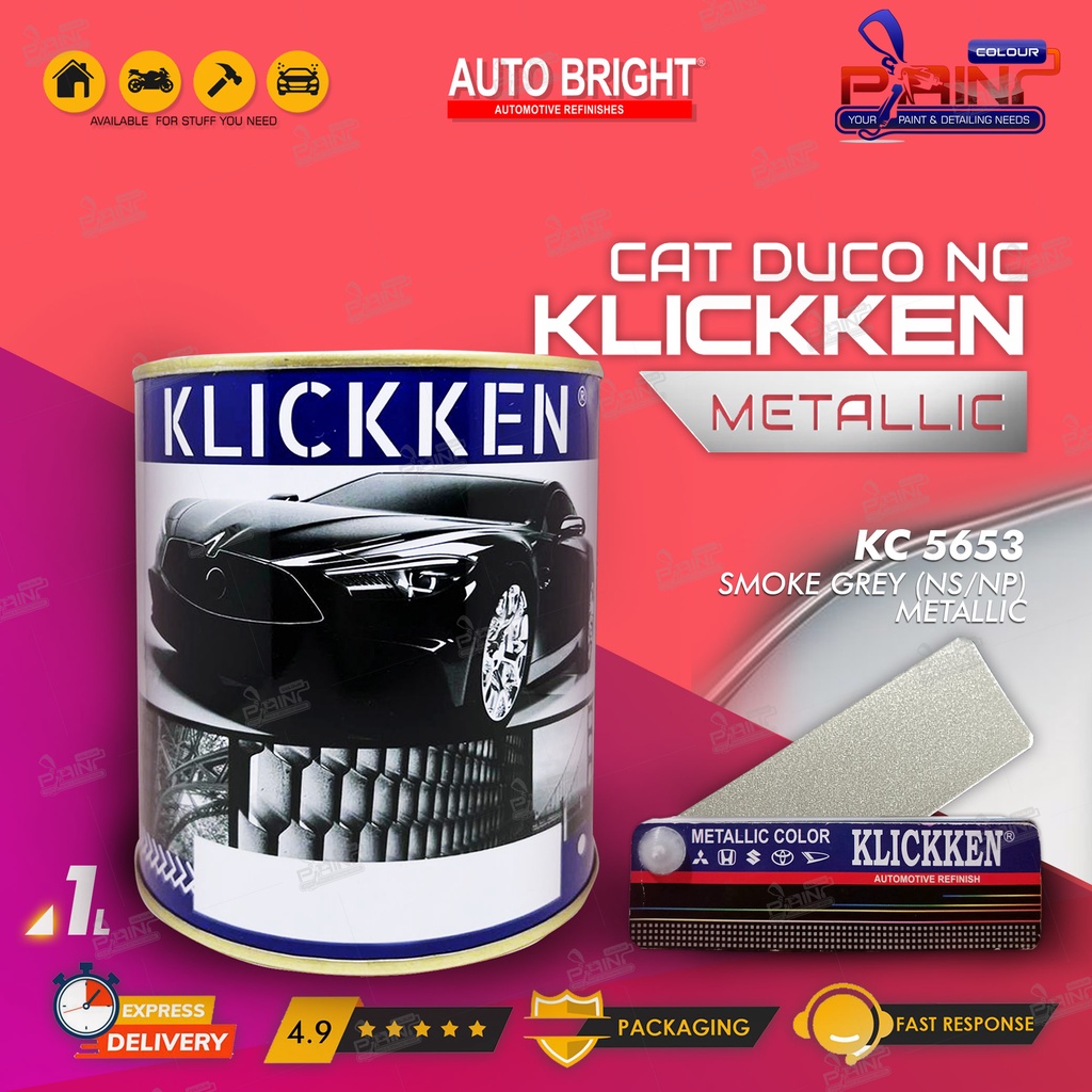 Cat Duco Metallic KLICKKEN METALLIC - KC 5653 - SMOKE GREY (NSNP) MET