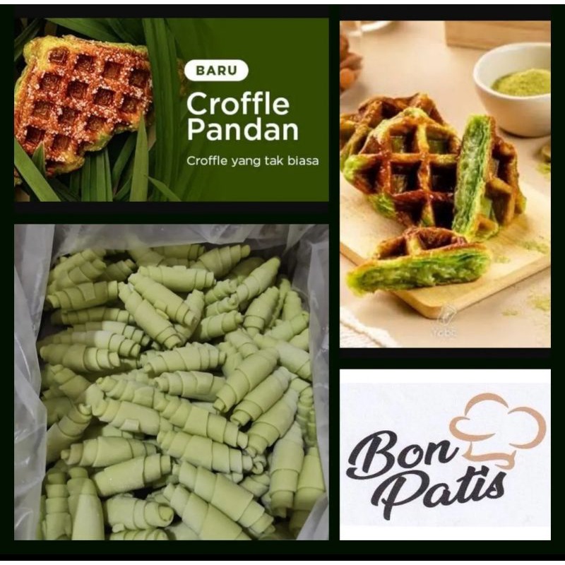 

croffle dough frozen pandan butter bonpatis