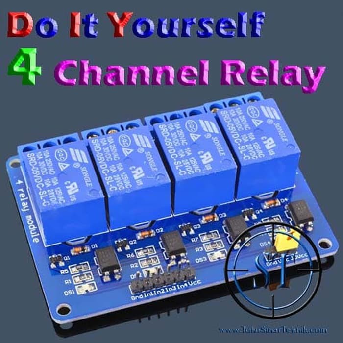 Relay 4 Channel 5V Volt DC ( Output 250VAC / 30VDC 10A )