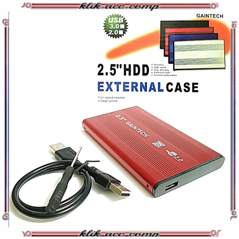 Casing HDD Hardisk 2.5 Inch Sata External Case USB 2.0. Hardisk Laptop