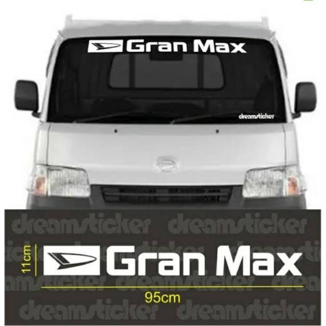 Terlaris sticker cuting Mobil grand max kaca depan