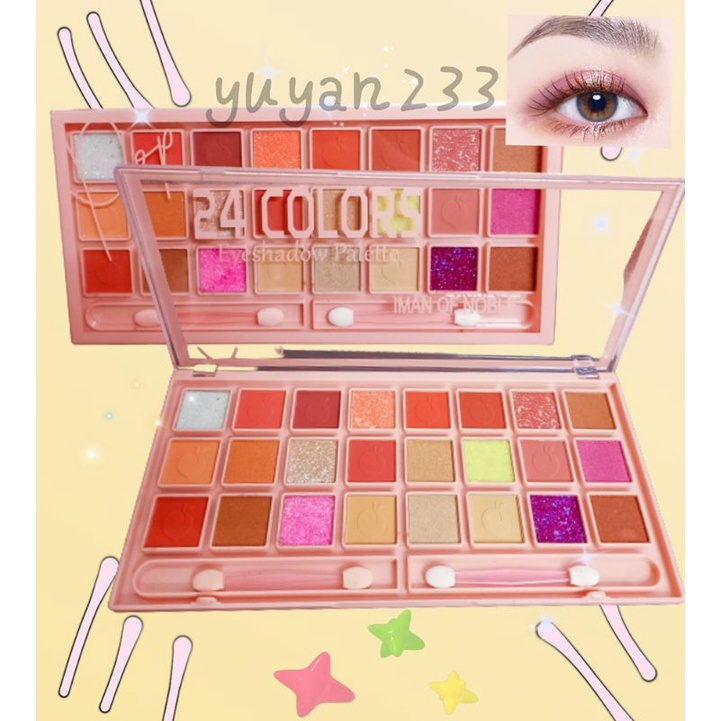 PROMO!!!EYESHADOW PALETTE 24 COLORS IMAN OF NOBLE  701-24