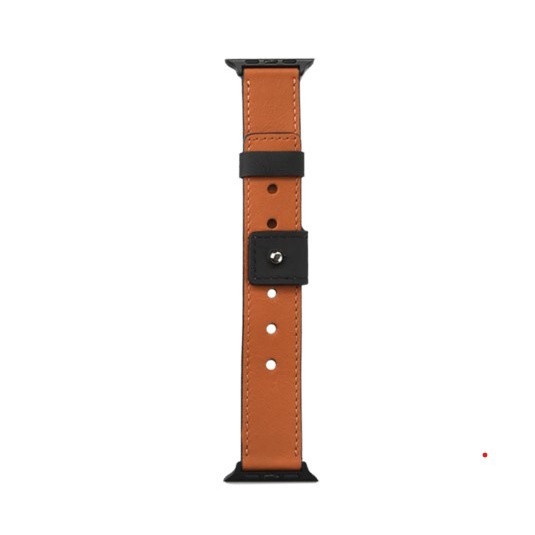 COTEetCI L-Lock Leather Watch Band for Apple Watch 1 2 3 4 5 6 7 &amp; SE