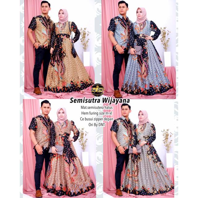 Suplier Baju Batik Couple Baju Sarimbit Semi Sutera Premium wdjzo7uWwbd3w