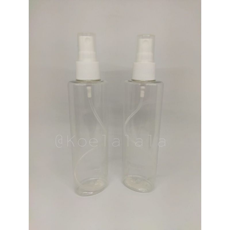 Botol Antis 100ml Botol Oval Tutup Spray Putih Susu