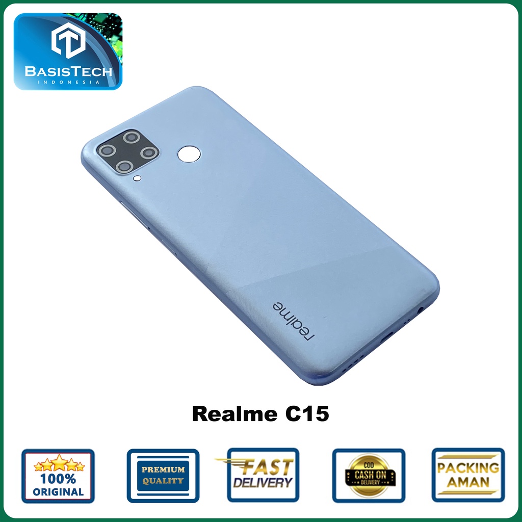 BACKDOOR REALME C15 BASISTECH ORIGINAL QUALITY