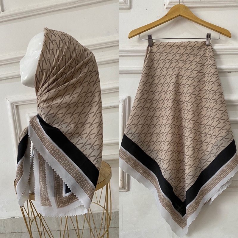 Afrahijab/ Segi Empat Voal Motif VN 188