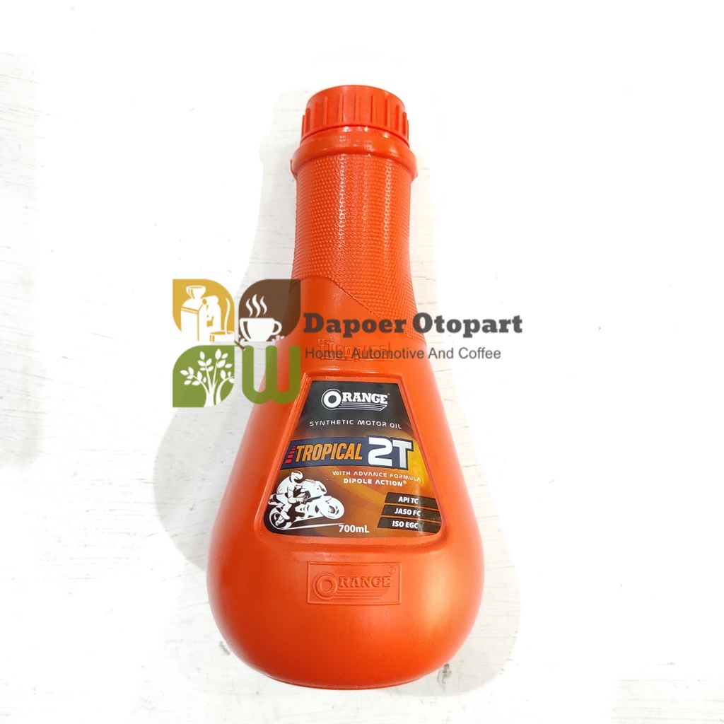 Oli Samping Orange Tropical 2 Tak 700 ml Sintetik Racing Performance Synthetic Oil 2T Universal