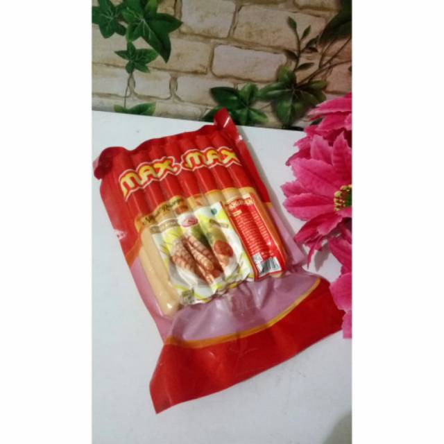 

Max Max Sosis selulosa ayam Long 15 cm 500 gr