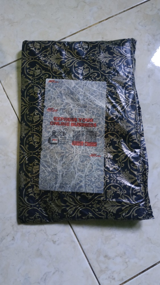Babedo Kemeja Batik Slimfit Pria Motif Black Torpedo Lengan Panjang Premium
