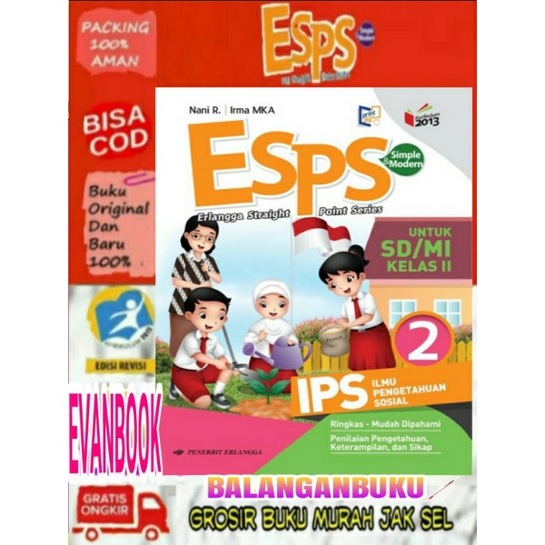 ESPS IPS 2 UNTUK SD/MI KELAS 2 KURIKULUM 2013 ERLANGGA
