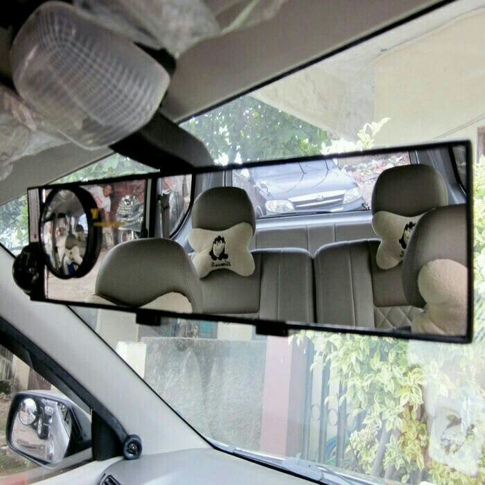 Spion Blind Spot Kaca Cembung Spion Motor Mobil Bulat Tempel Mirror