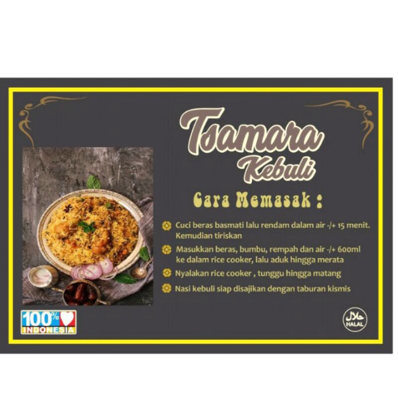 

Beras Basmati dan Bumbu Nasi Kebuli