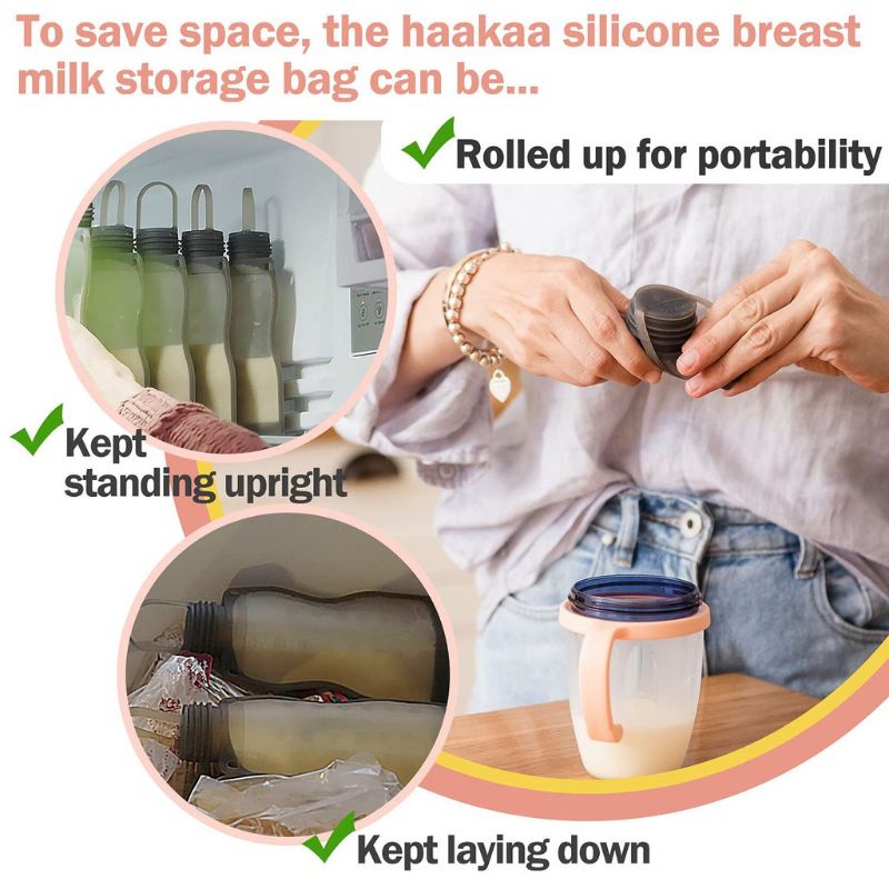 Haakaa Silicone Milk Storage Bag (260ML)