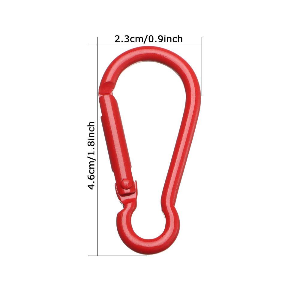 Nanas 5Pcs Tombol Panjat Kualitas Tinggi Peralatan Keselamatan Paduan Carabiner