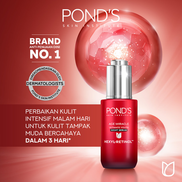 Jakarta Fashion Week 2025 - PONDS AGE MIRACLE ULTIMATE NIGHT SERUM HEXYL RETINOL 30gr