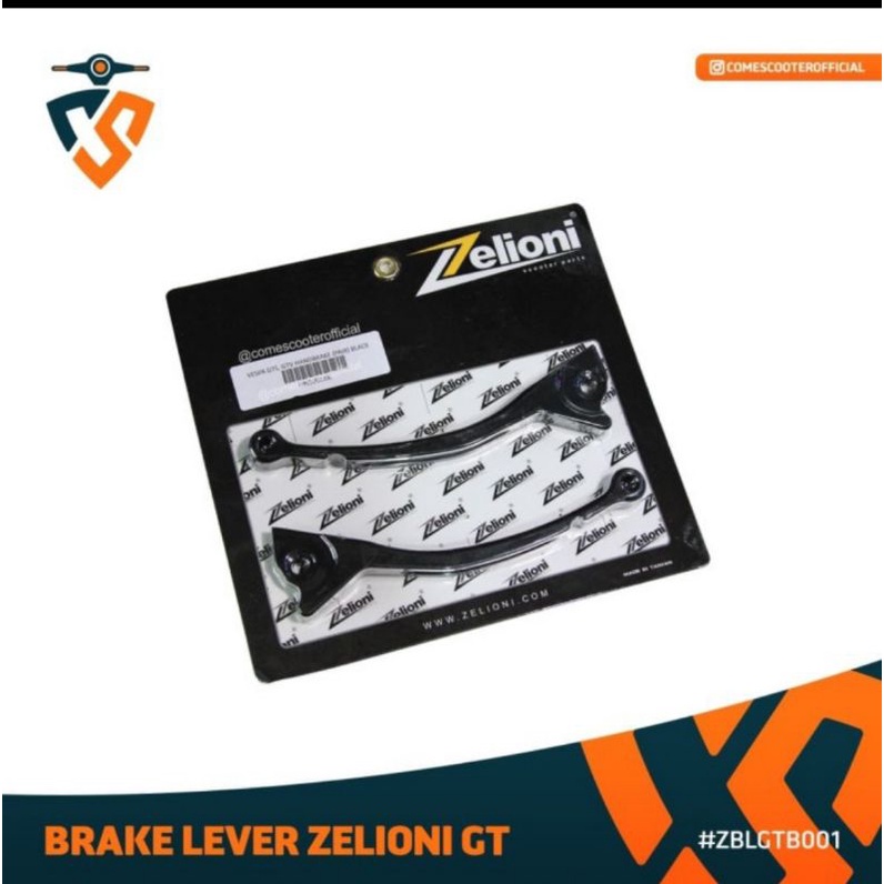 BRAKE LEVER HANDLE REM BLACK ZELIONI VESPA GTS