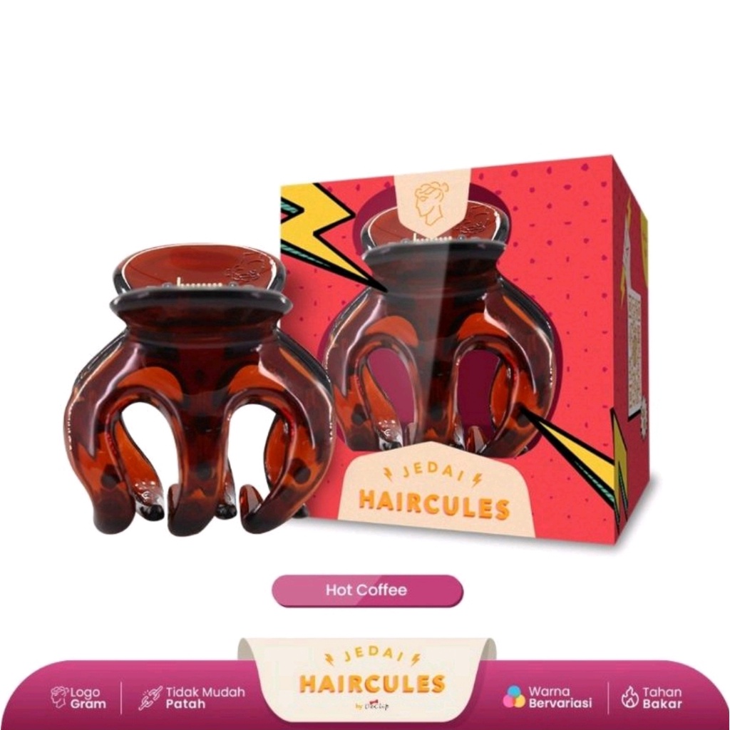 JEDAI HAIRCULES /JEPIT RAMBUT BADAI HERCULES ORIGINAL 5 CM - GIGI 3