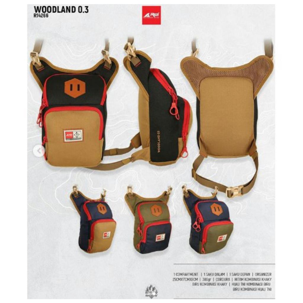 Tas Paha Rei Woodland 0.3