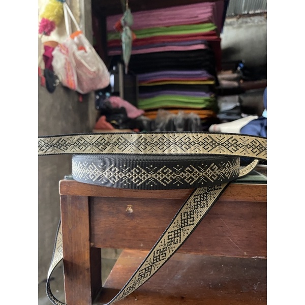 BISBAN WEBBING  MOTIF ABSTRAK TALI SERBAGUNA 2,5 CM