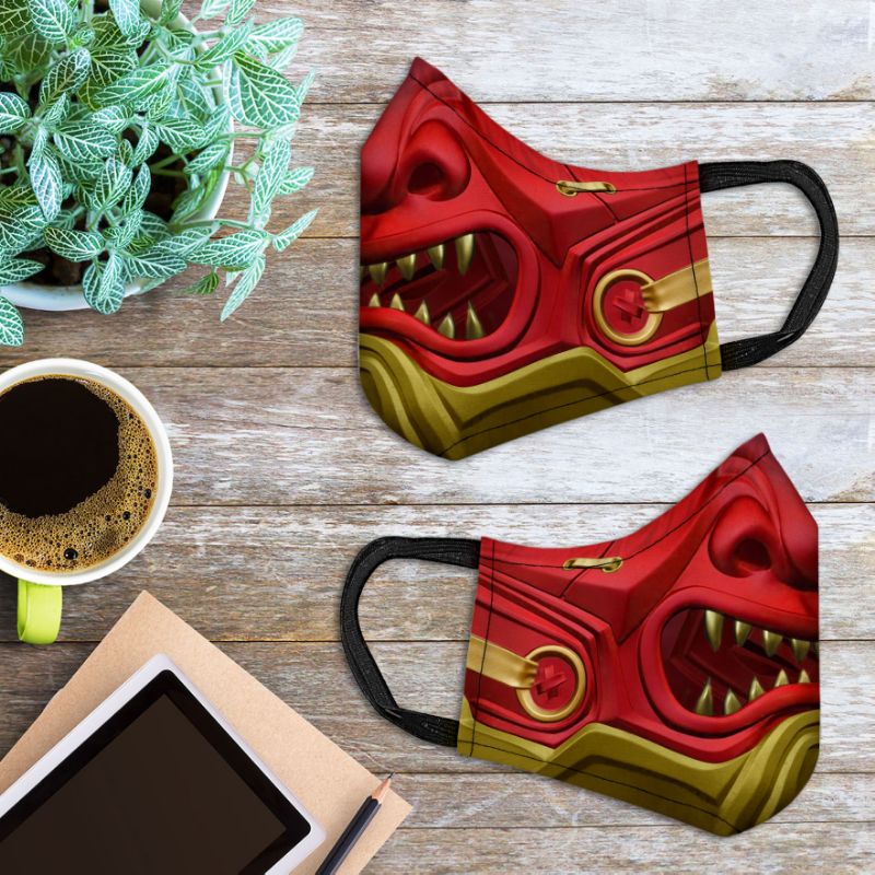 Masker Kain 3ply - Cyber Oni