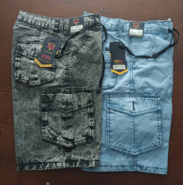 Cargo semi  jeans whashing