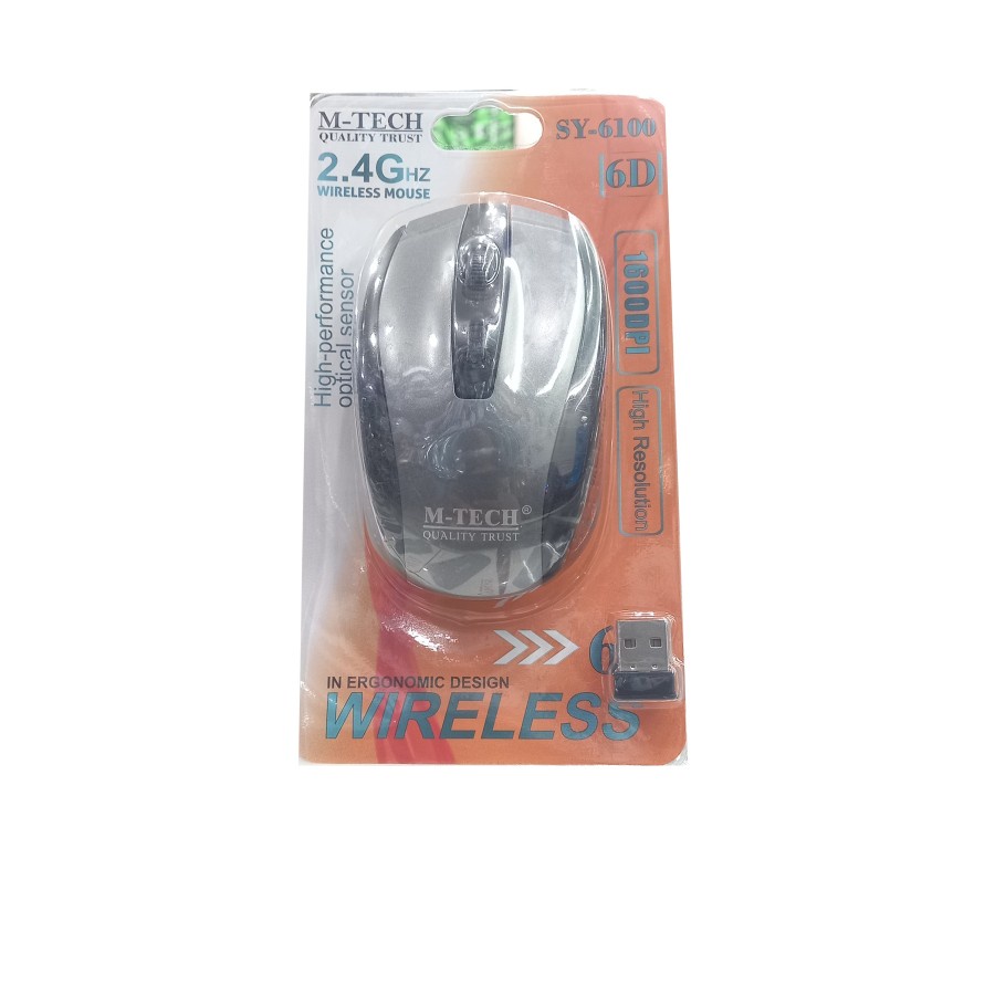 M-TECH ORIGINAL Mouse wireless 6100 2.4Ghz