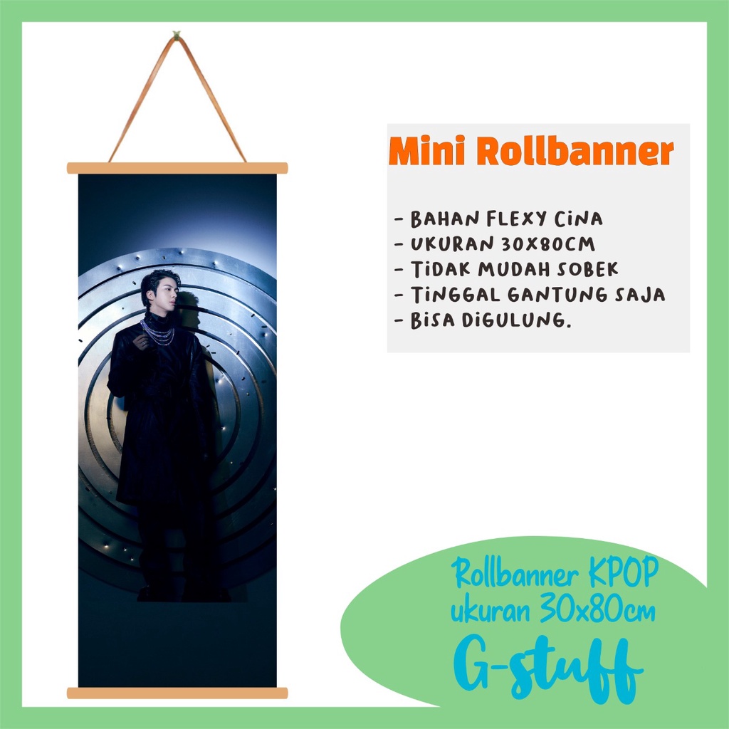 MINI ROLL BANNER BTS PROOF JIN