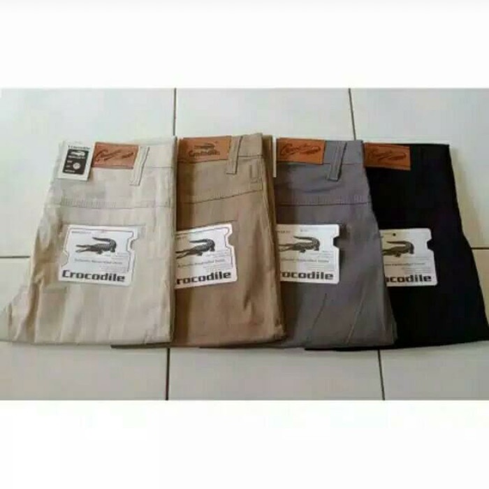 (COD) CELANA CHINO Panjang Pria Slimfit KERJAHARIAN Santai Casual Formal Hitam Abu Cream Mocca Size 27-38