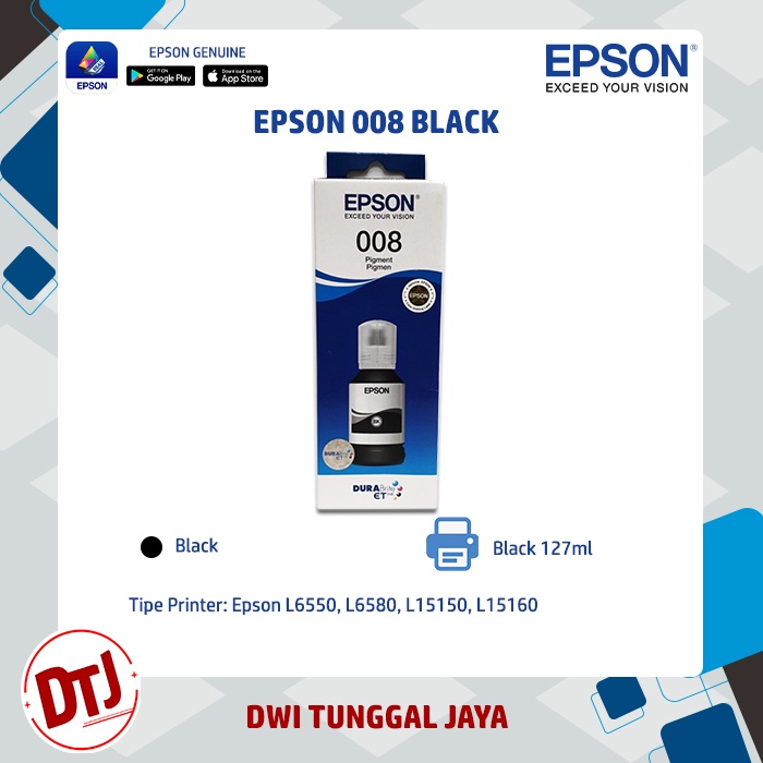 Tinta Epson 008 Black Original