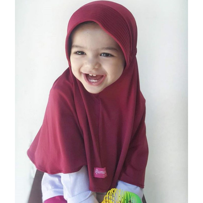SALE jilbab serut polos / jilbab putih sekolah / jilbab anak / jilbab sekolah / jilbab putih anak