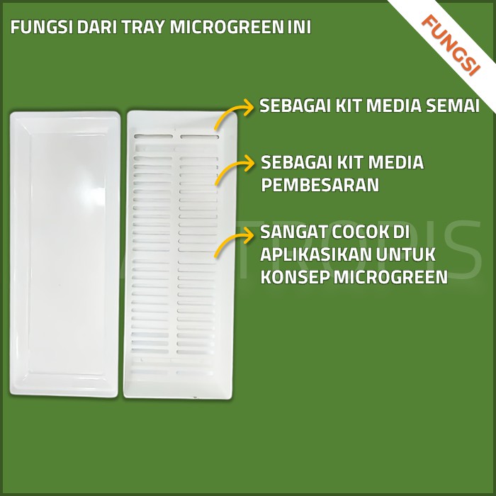 GROSIR TRAY SEMAI MICROGREEN HIDROPONIK