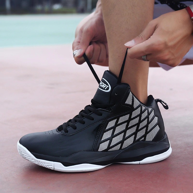 Sepatu basket cowo Men Basketball Shoes High Top Sneakers Women Outdoor Sport Shoes Basket Hombre