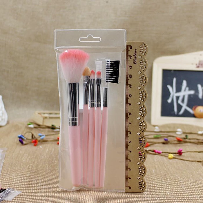 MB-S5 SET 5 PCS makeup brush set make up kuas kosmetik bedak blush eyeshadow