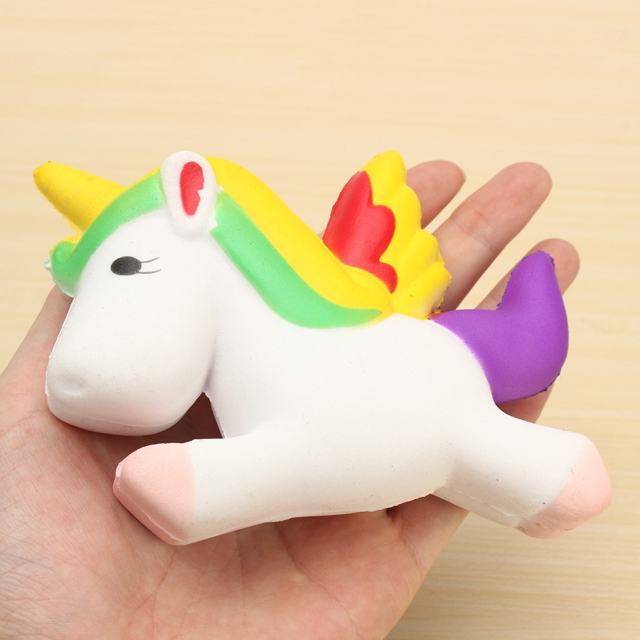 Squishy Flying Unicorn rainbow supersoft wangi