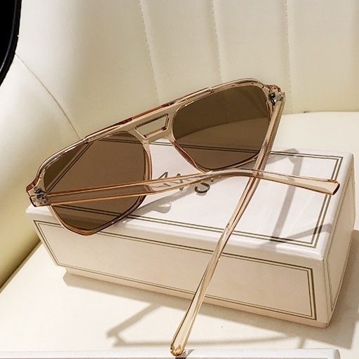 Kacamata Hitam Model double beam Gaya Retro