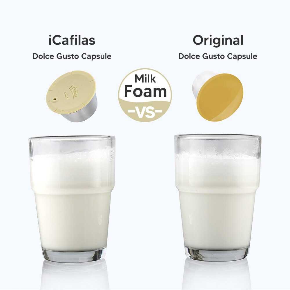 TD-DA1 ICafilas Refillable Milk Capsule for Nescafe Dolce Gusto - F458