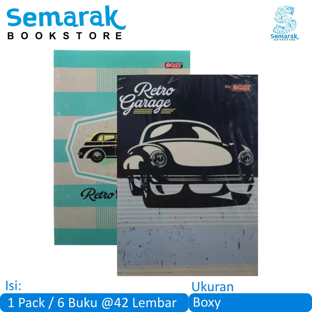 

Big Boss Campus Buku Tulis Sekolah Besar [1 Pack / 6 Pcs @42 Lembar]