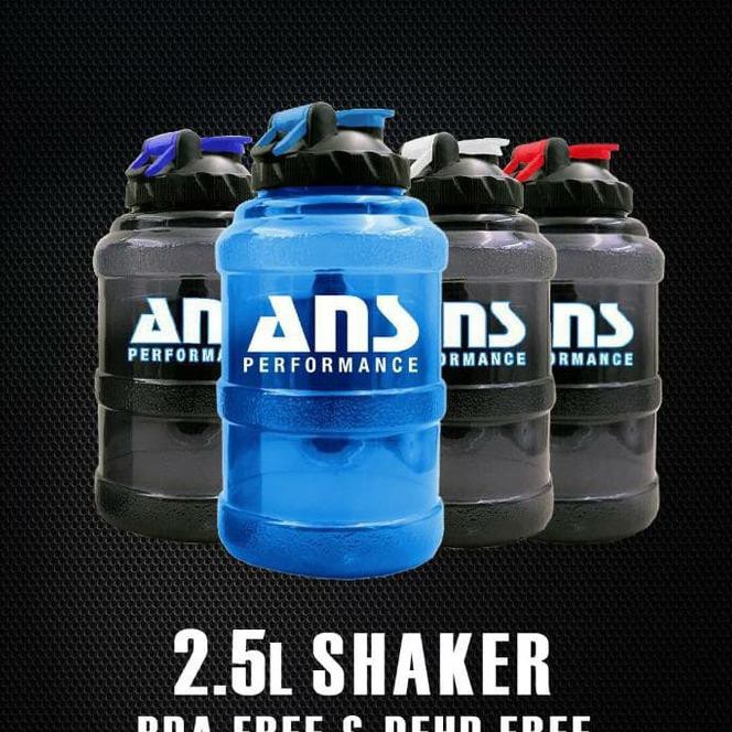 Shaker Ans 2,5 Liter Botol Minum Ans Lebih Gede Dari Lock & Lock