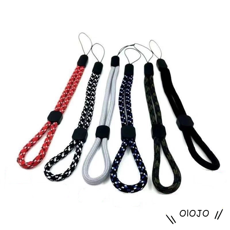 Anti-lost Lanyard Kasus Ponsel Gantungan Kunci Lanyard Adjustable Pendek Tali Pergelangan Tangan Aksesoris Ponsel - ol